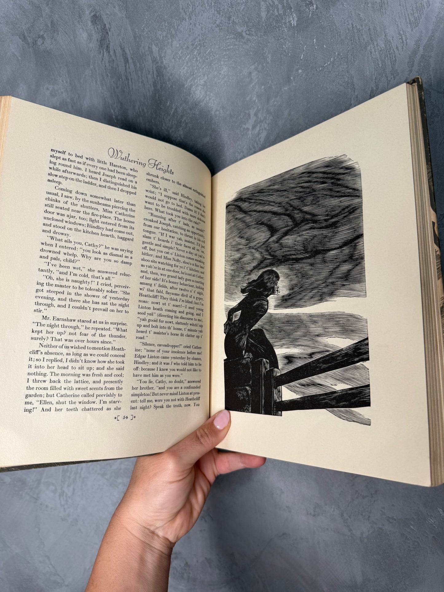 1943 Brontë Sisters Illustrated Editions | Jane Eyre & Wuthering Heights | Fritz Eichenberg Wood Engravings | Matching Set