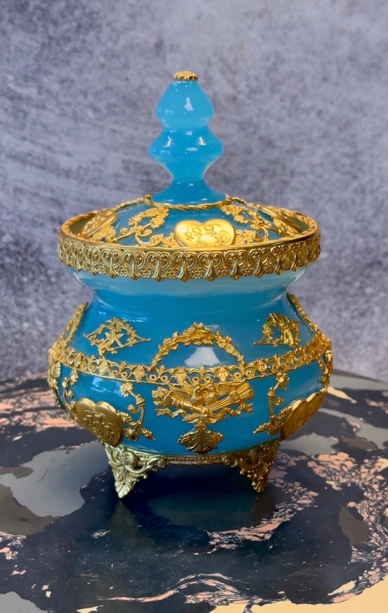 French and Italian Opaline Glass