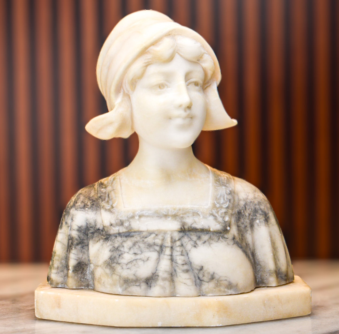 Stunning Alabaster Bust