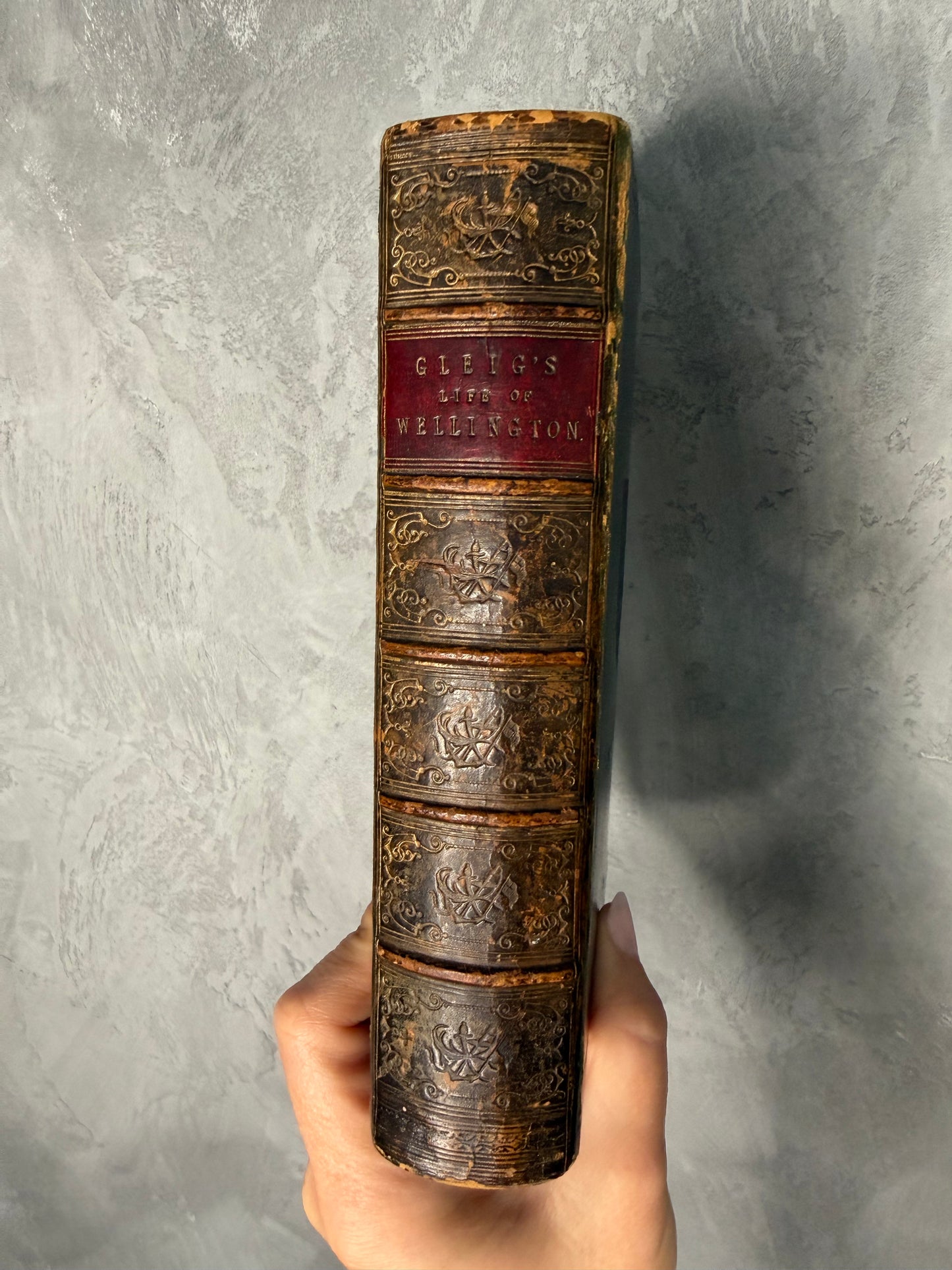 The Life of Arthur Duke of Wellington | 1871 Victorian Leather Bound Biography
