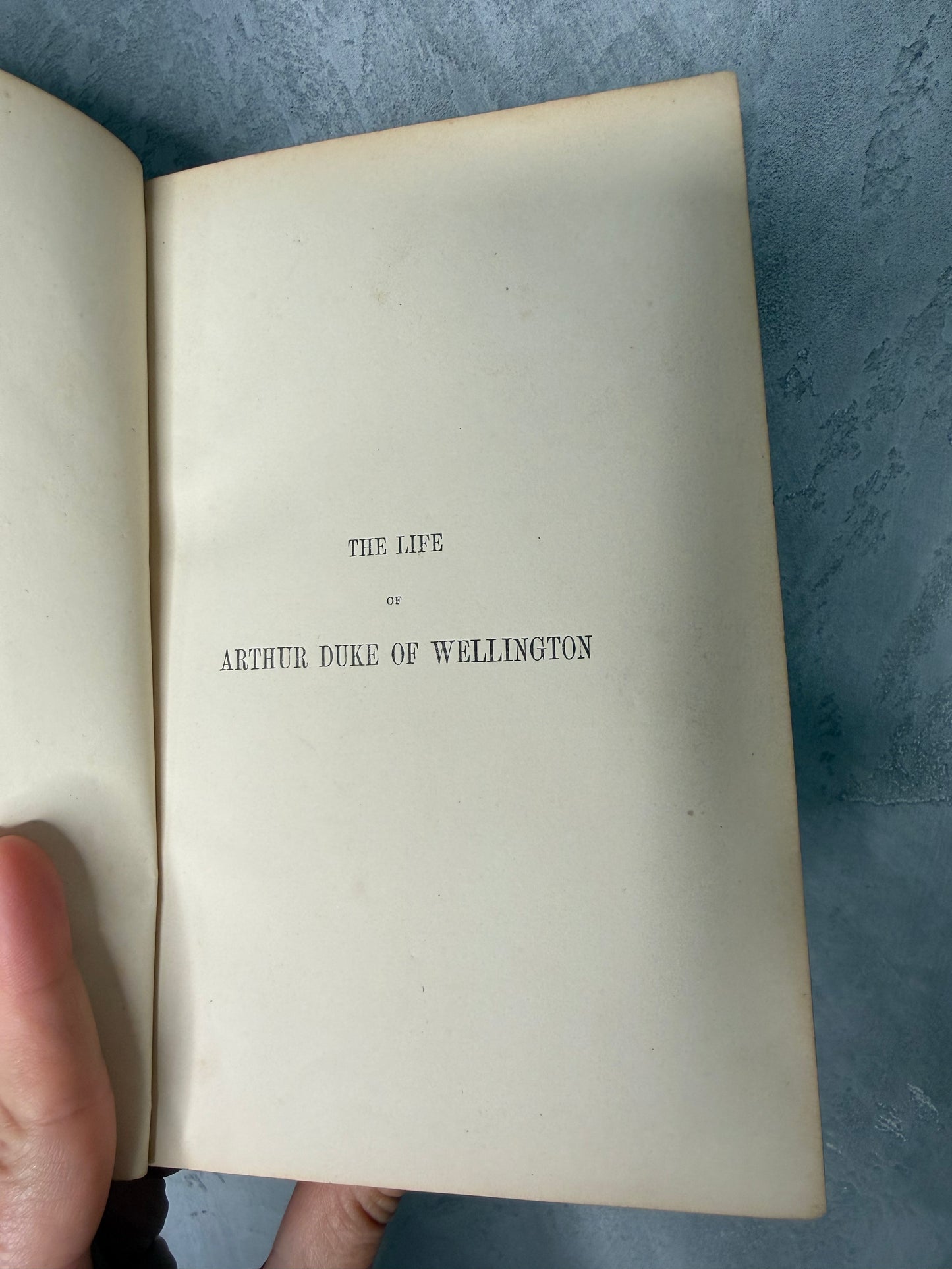 The Life of Arthur Duke of Wellington | 1871 Victorian Leather Bound Biography