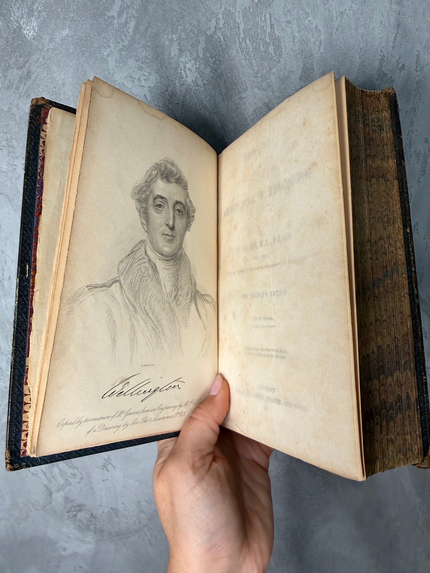 The Life of Arthur Duke of Wellington | 1871 Victorian Leather Bound Biography