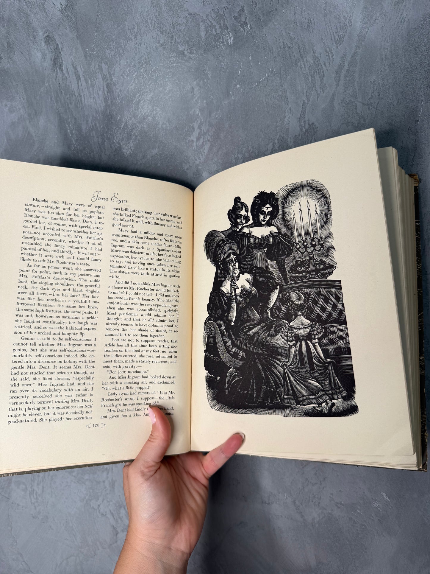 1943 Brontë Sisters Illustrated Editions | Jane Eyre & Wuthering Heights | Fritz Eichenberg Wood Engravings | Matching Set