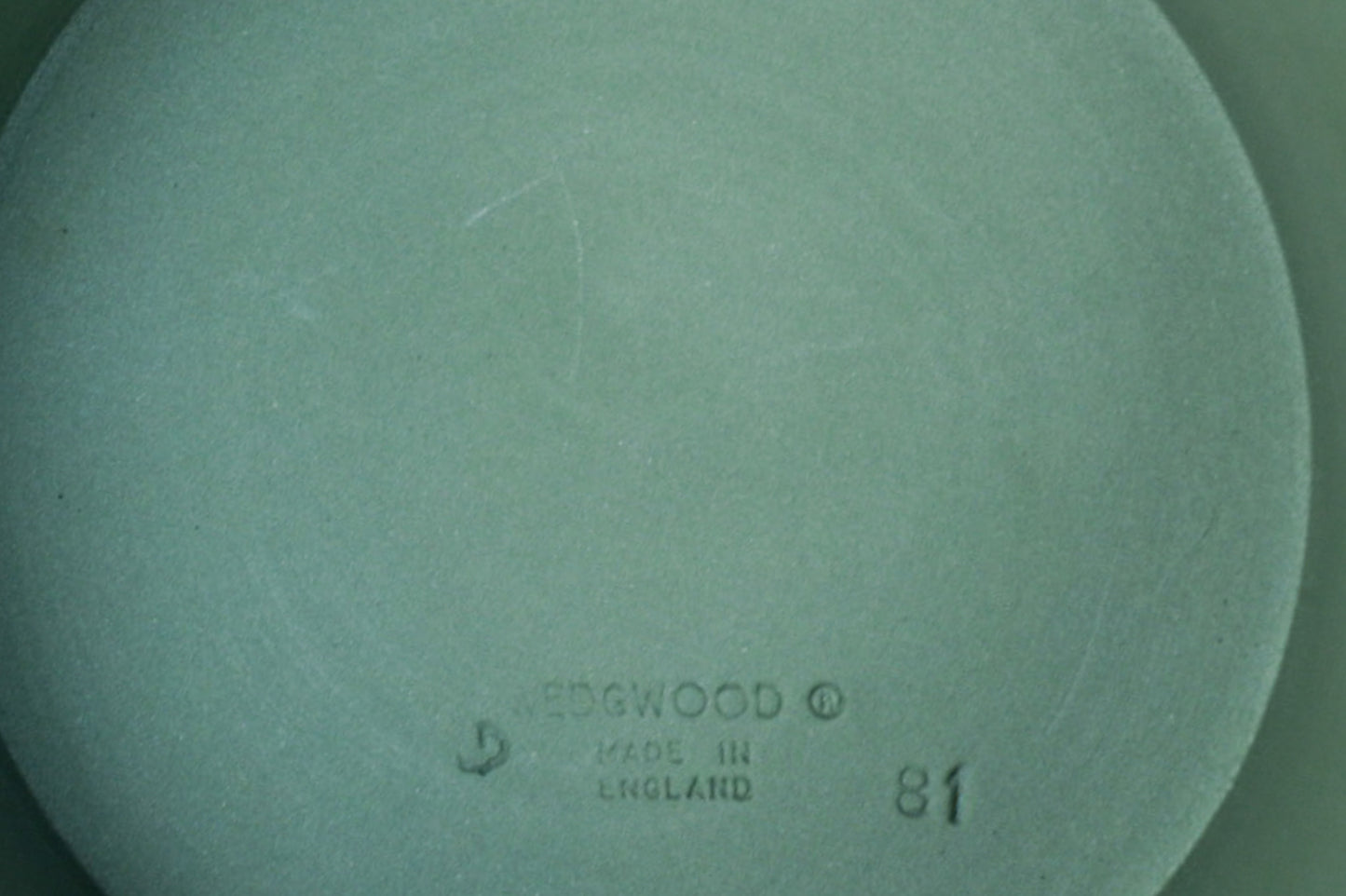Wedgwood Jasperware Sage Green Pedestal Fruit Bowl