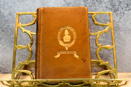 🏫 Macaulay’s Biographies – 1865 Prize Binding from the Edinburgh Institution 📖